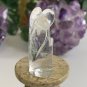 Natural Clear Quartz Crystal Carved Angel Figurine Polished Gemstone Guardian 2"