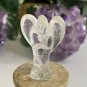 Natural Clear Quartz Crystal Carved Angel Figurine Polished Gemstone Guardian 2"