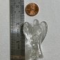 Natural Clear Quartz Crystal Carved Angel Figurine Polished Gemstone Guardian 2"