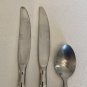 TOWLE LIVING COLLECTION CALYPSO Stainless 9" Dinner Knives 6.25" Spoon Wavy Grip