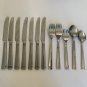 Cambridge Stainless Flatware Danielle Dinner Forks Knives Spoons Set of 12 Pcs
