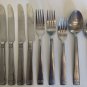 Cambridge Stainless Flatware Danielle Dinner Forks Knives Spoons Set of 12 Pcs