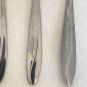6 Vintage Castle Court WHEAT Spoons Stainless Steel Glossy Spoon Set 6.75" & 6"
