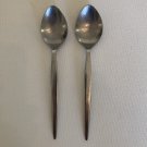 Ekco Eterna Prince 6.5" Stainless Serving Spoon Japan Vintage Plain Handle Set 2 Ekco Eterna Prince 6.5" Stainless Serving Spoon Japan Vintage Plain Handle Set 2