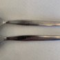 Ekco Eterna Prince 6.5" Stainless Serving Spoon Japan Vintage Plain Handle Set 2