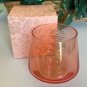 Rose Quartz Inspired Crystal Healing Glass Snifter Goblet DT Wand Love Kindness