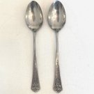 2 Oxford Hall QUEEN'S TAPESTRY Spoons 7.5" Floral Spoon Stainless Steel Japan 2 Oxford Hall QUEEN'S TAPESTRY Spoons 7.5" Floral Spoon Stainless Steel Japan