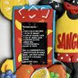 Vintage Red Sangria Cow Recipe Magnet Rubber Colorful  Spanish Wine Large Magnet