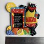 Vintage Red Sangria Cow Recipe Magnet Rubber Colorful  Spanish Wine Large Magnet