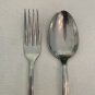 PARKWAY Stainless Glossy Dinner Spoon Fork 7.3" Vintage Serving Flatware USA