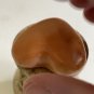 Orange Dyed Marble Heart Shaped Worry Stone Crystal Healing Love Trinket 1.5"
