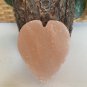 Pink Himalayan Salt Carved Heart Crystal Carving Cleansing Purification LRG 3.2"