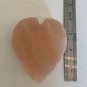 Pink Himalayan Salt Carved Heart Crystal Carving Cleansing Purification LRG 3.2"