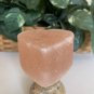 Pink Himalayan Salt Carved Heart Crystal Carving Cleansing Purification LRG 3.2"