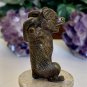 Antique Vienna Bronze Bear With Bar Figurine Victorian Dancing Bear Figure 2.2"