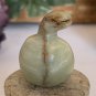 Natural Polished Afghan Jade Fruit Carving Green Onyx Crystal Carved Gourd 1.5"