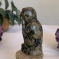 Vintage Speak no Evil Soapstone Monkey Figurine Stone Carving Hand Carved Animal