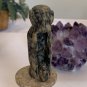 Vintage Speak no Evil Soapstone Monkey Figurine Stone Carving Hand Carved Animal