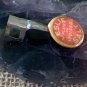 Leslie Salt Plain or Iodized Advertising Metal Clip on Pencil Topper 1940s-50s