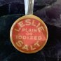 Leslie Salt Plain or Iodized Advertising Metal Clip on Pencil Topper 1940s-50s