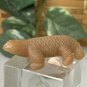 Aventurine Crystal Carved Lizard Figurine Detailed Reptile Carving Figure 2"x1"