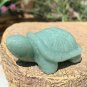 Gemstone Carved Turtle Figurine Crystal Animal Carving Stone Tortoise Figure 3"