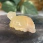 MINI Calcite Crystal Turtle Figurine Natural Stone Hand Carved Animal Tortoise