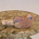 Zuni Carved Bird Fetish Bead Drilled Stone Native American Animal Carving VTG 1"