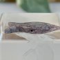 Zuni Carved Fish Fetish Bead Drilled Stone Native American Animal Carving VTG 1"