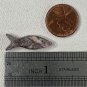 Zuni Carved Fish Fetish Bead Drilled Stone Native American Animal Carving VTG 1"