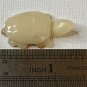 Yellow Jade Carved Sea Turtle Figurine Miniature Stone Animal Carving Mini 1.4"