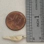 Vintage Natural Bone Carved Bird Fetish Bead Drilled Native American Animal .9"