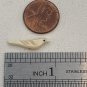 Vintage Natural Bone Carved Bird Fetish Bead Drilled Native American Animal .9"