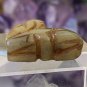 Chinese Hetian Jade Ram Pendant Bead Hand Carved Miniature Animal VTG 1"x.8" 7g