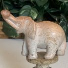 Soapstone Hand Carved Elephant Figurine Carving Baby Animal Statue Figure 4"x 3" Soapstone Hand Carved Elephant Figurine Carving Baby Animal Statue Figure 4"x 3"