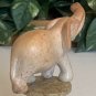 Soapstone Hand Carved Elephant Figurine Carving Baby Animal Statue Figure 4"x 3"