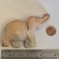 Soapstone Hand Carved Elephant Figurine Carving Baby Animal Statue Figure 4"x 3"