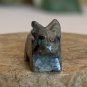 Zuni Rabbit Fetish Bead Hand Carved Native American Stone Animal Bunny Turquoise