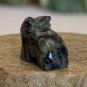 Zuni Rabbit Fetish Bead Hand Carved Native American Stone Animal Bunny Turquoise