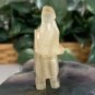 Onyx Calcite Elephant Figurine Hand Carved Stone Zoo Safari Animal Carving 2.5"