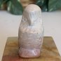 Kisii Soapstone Carved OWL Figurine Stone Bird Carving Animal Figure Statue 2.1&acirc;��
