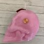 Large Pink Skull Candle Halloween 3D Non Scented Anatomical Big Head Skull 7"x6"
