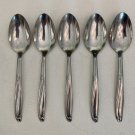 Oneida Simeon L & George H Rogers PARAMOUNT Stainless Dinner Spoons 7" Set of 5