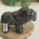 Mini Soapstone Carved Lion Figurine Miniature Animal Stone Carving Figure 1.5" Mini Soapstone Carved Lion Figurine Miniature Animal Stone Carving Figure 1.5"