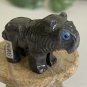 Mini Soapstone Carved Lion Figurine Miniature Animal Stone Carving Figure 1.5"