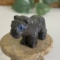 Mini Soapstone Carved Lion Figurine Miniature Animal Stone Carving Figure 1.5"
