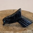 Zuni Carved Bird Fetish Bead Drilled Stone Native American Animal Carving VTG .9