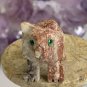 Mini LION Stone Carving Figurine Steatite Soapstone Carved Cat Animal Figure 1.5