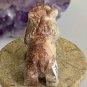 Mini LION Stone Carving Figurine Steatite Soapstone Carved Cat Animal Figure 1.5