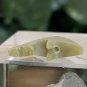Serpentine Native American Zuni Hand Carved Dolphin Fetish Stone Animal Bead .8"